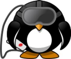 Virtual reality penguin