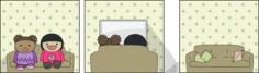 Sofa scenes vector image