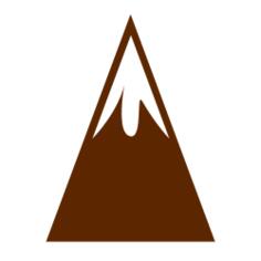 Mountain with snowy peak