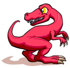 Dangerous red dragon