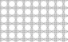 Flowery decorative pattern