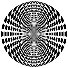 Whirlpool in black and white