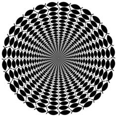 Vortex with fish