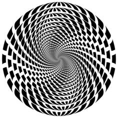 Abstract vortex vector image