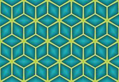 Background pattern with colorful hives