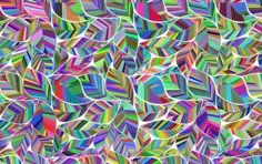 Prismatic leaves pattern