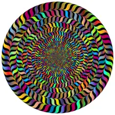 Prismatic vortex in colors