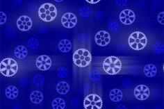 Gears pattern in blue color