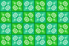 Background pattern in green shades