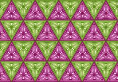 Colorful triangles in a pattern