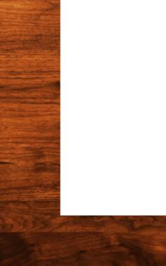 Wood texture alphabet L