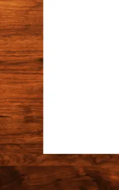 Wood texture alphabet L