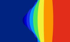 Rainbow abstract background vector image