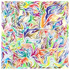 Abstract flames tile