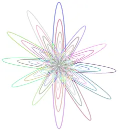 Colorful whirlpool icon