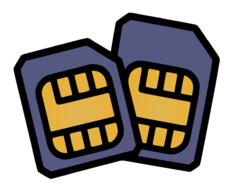 Two SIM cards