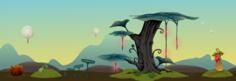 Creepy glow-swamp