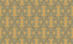 Flourish pattern on brown background
