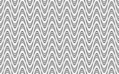Wavy black and white wallpaper