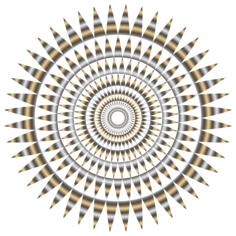 Abstract metallic vortex
