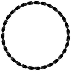 Circle of helping hands
