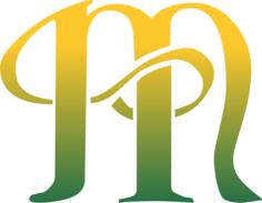 Green letter M