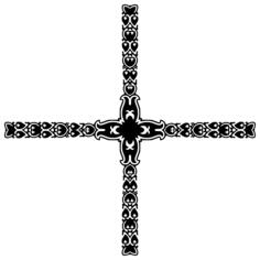 Art Deco crucifix