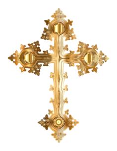 Golden ornate cross