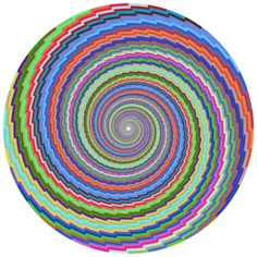 Colorful swirl vector image
