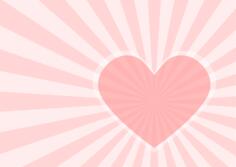 Heart design in pink
