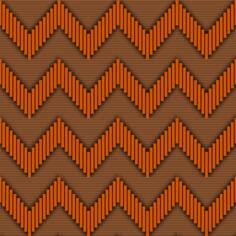 Retro pattern in orange shades