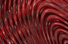 Red-colored paste pattern