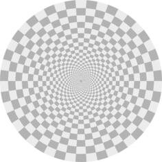 Round checker board