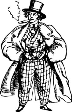 Smartly dressed man
