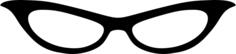 Retro eyeglasses