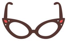 Cat eyeglasses