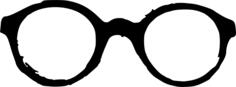 Glasses vector image