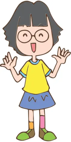 Girl With glasses vector image