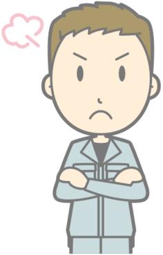 Annoyed man