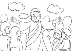 Moses with people