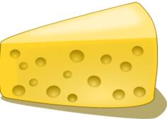 Piece of cheese
