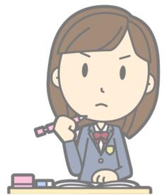 Grumpy student vector image