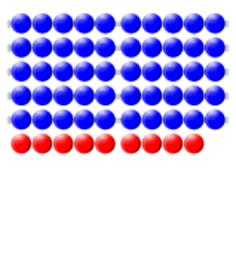 Beads in abacus