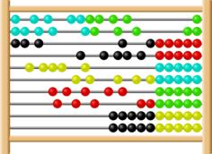 Abacus in many colors