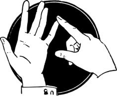 Counting on fingers
