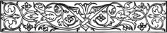 Decorative divider with branches