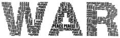 War and peace typography