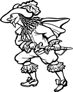 Vintage cavalier image