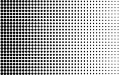 Halftone effect background vector image