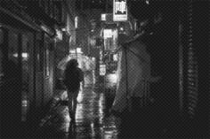 Woman with umbrella